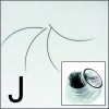 Rzęsy profil J grubość 0,20 dlugość 9mm  J-020/9
