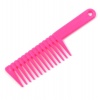 Grzebień do włosów z rączką 9591 pink